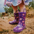 2020 NUEVA MODIA Botas de lluvia baratas de alta calidad Boots de lluvia de punta de acero PVC Boot para niños